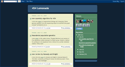 Desktop Screenshot of 454lemonade.blogspot.com