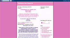 Desktop Screenshot of institutosouespecial.blogspot.com