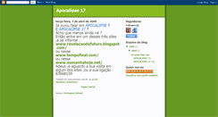 Desktop Screenshot of apocalipse17.blogspot.com