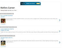 Tablet Screenshot of kieferscorner.blogspot.com