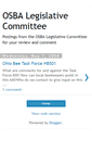 Mobile Screenshot of osbalegislativecommittee.blogspot.com