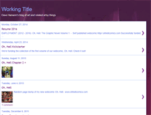 Tablet Screenshot of davehamann.blogspot.com
