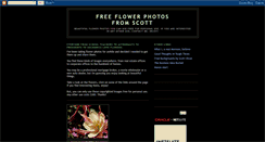 Desktop Screenshot of freeflowerfotos.blogspot.com