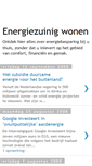 Mobile Screenshot of energiezuinigwonen.blogspot.com
