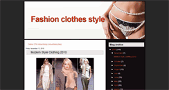 Desktop Screenshot of fashionclothesstyle.blogspot.com