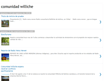 Tablet Screenshot of comunidadwilliche.blogspot.com