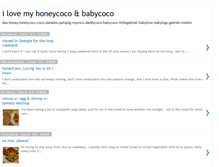 Tablet Screenshot of honeycoco.blogspot.com