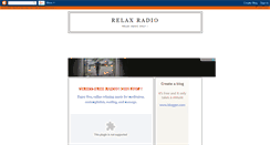 Desktop Screenshot of listenrelaxradio.blogspot.com