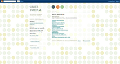 Desktop Screenshot of genteespecial.blogspot.com