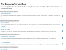 Tablet Screenshot of businessshrink.blogspot.com