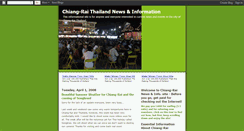 Desktop Screenshot of chiangraithailand.blogspot.com