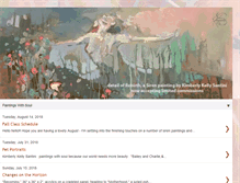 Tablet Screenshot of paintingadogaday.blogspot.com