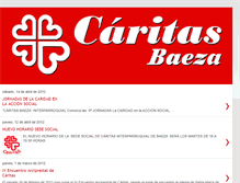 Tablet Screenshot of caritasbaeza.blogspot.com