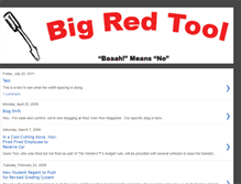 Tablet Screenshot of bigredtool.blogspot.com