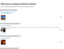 Tablet Screenshot of kapakehostel.blogspot.com