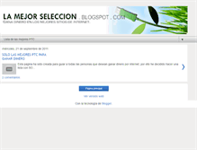 Tablet Screenshot of lamejorseleccion.blogspot.com