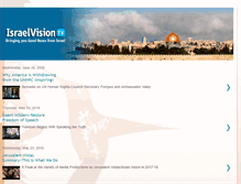 Tablet Screenshot of israelvisiontv.blogspot.com