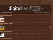 Tablet Screenshot of digital-handyman.blogspot.com