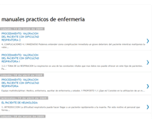 Tablet Screenshot of manualespracticosdeenfermeria.blogspot.com