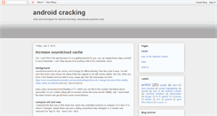 Desktop Screenshot of androidcracking.blogspot.com