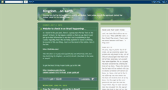 Desktop Screenshot of kingdom--onearth.blogspot.com
