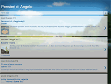 Tablet Screenshot of pensieridiangelo.blogspot.com