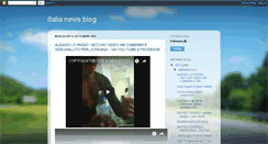 Desktop Screenshot of italianewsblog.blogspot.com