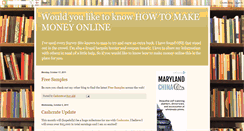 Desktop Screenshot of moneymakingsurveysites.blogspot.com