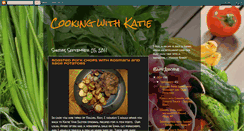 Desktop Screenshot of cookingwithkatievansloten.blogspot.com