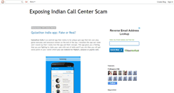 Desktop Screenshot of indiancallcenterscam.blogspot.com