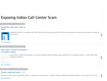 Tablet Screenshot of indiancallcenterscam.blogspot.com