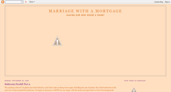 Desktop Screenshot of marriagewithamortgage.blogspot.com