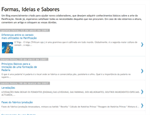 Tablet Screenshot of formasideiasesabores.blogspot.com