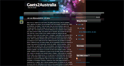 Desktop Screenshot of gaets2australia.blogspot.com