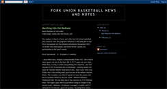 Desktop Screenshot of forkunionbasketballnewsandnotes.blogspot.com