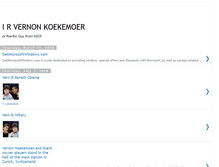 Tablet Screenshot of irvernonkoekemoer.blogspot.com