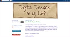 Desktop Screenshot of digitaldesignsbylisa.blogspot.com