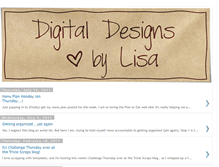 Tablet Screenshot of digitaldesignsbylisa.blogspot.com