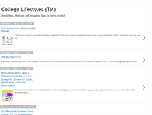 Tablet Screenshot of collegelifestyles.blogspot.com