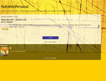 Tablet Screenshot of noitsnotpersonal.blogspot.com