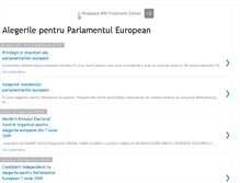Tablet Screenshot of alegerileeuropene.blogspot.com