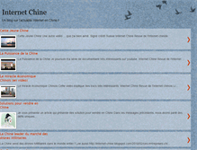 Tablet Screenshot of internet-chine.blogspot.com