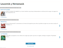 Tablet Screenshot of leucemiaihemostasia.blogspot.com