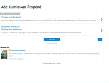 Tablet Screenshot of adekurniawantnreg.blogspot.com