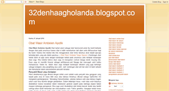 Desktop Screenshot of 32denhaagholanda.blogspot.com