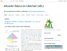 Tablet Screenshot of alicanteeducaenlibertad.blogspot.com