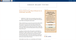 Desktop Screenshot of greenhearttours.blogspot.com