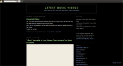 Desktop Screenshot of newmusicvideos.blogspot.com