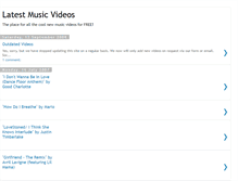 Tablet Screenshot of newmusicvideos.blogspot.com