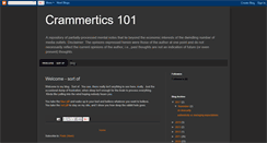 Desktop Screenshot of crammertics101.blogspot.com